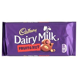 Cadbury Dairy Milk Fruit & Nut 180gr