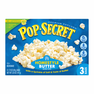 Pop Secret Homestyle Popcorn 3pk (147g)