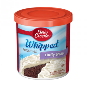 Betty Crocker Frosting Whipped Fluffy White 12oz (340g)