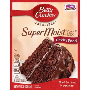 Betty Crocker Super Moist Devil's Food Cake Mix 15.25oz (432g) DATUM