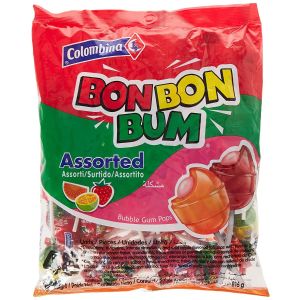 Bon Bon Bum Lollipops Surtido 48stuks