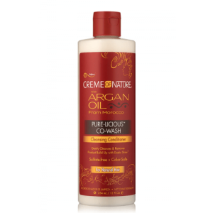 Creme of Nature Argan Oil Pure-Licious Co-Wash 12oz 