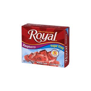 Royal Gelatin Raspberry Sugar Free 0.32oz (9g)