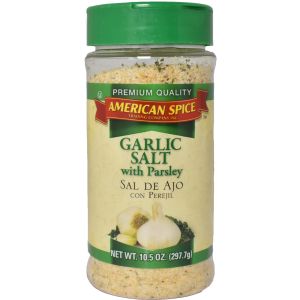 American Spice Garlic salt with parsley 10.5oz (297.7g)