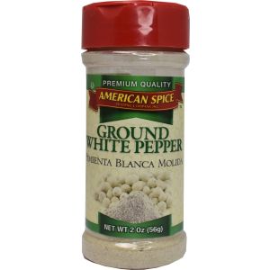 American Spice Ground White Pepper 2oz (56g) DATUM