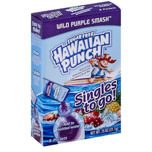 Hawaiian Punch Singles to go Wild purple smash 0.75oz (21.1g)