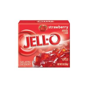 Jello Gelatin Strawberry Powder 3oz (85g)