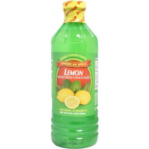 American Spice Lemon Juice 32 oz (946ml)