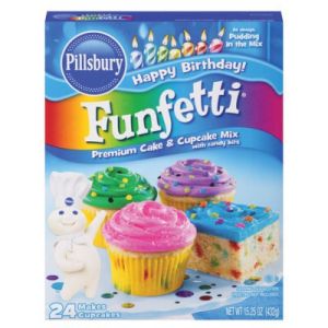 Pillsbury Funfetti Cupcake Mix 15.25oz (432g)