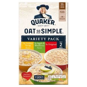 Quaker Instant Oatmeal Variety Pack 9 packets 297g