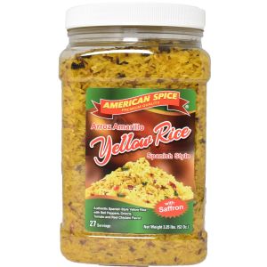 American Spice yellow rice arroz amarillo Spanish style 52oz (3.25lbs)