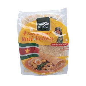 Tropical Surinaamse Roti Vellen (4 stuks) 250g