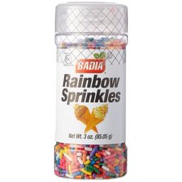 Badia Rainbow Sprinkles 3oz (85.1g)