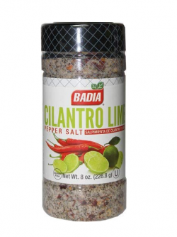 Badia Cilantro Lime Pepper Salt 8oz (226.8g)