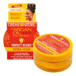 Creme of Nature Argan Oil Perfect Edges EXTRA Firm Hold 2.25oz 