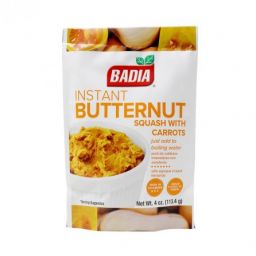 Badia Instant Butternut Squash With Carrots 4oz (113.4g)