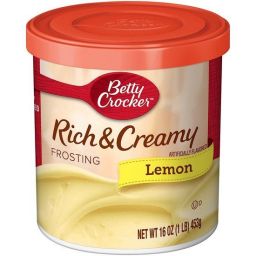 Betty Crocker Frosting Rich & Creamy Lemon 16oz (453g)
