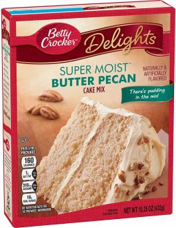 Betty Crocker Super Moist Butter Pecan Cake Mix 15.25oz (432g)