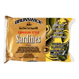 Brunswick Sardines naturel / soja 3.7oz (106g)