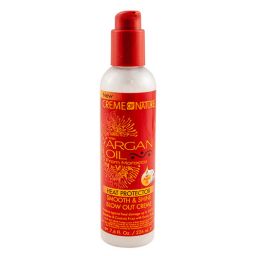 Creme of Nature Argan Oil Heat Protector Smooth & Shine Blow Out Creme 8.45oz (226ml)