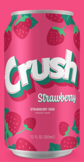 Crush Strawberry 355ml 