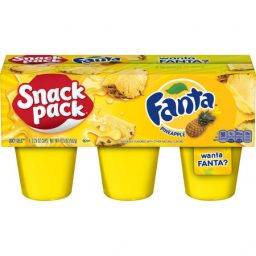 Snack Pack Fanta Pineapple Gelatine 6 x 3.35oz