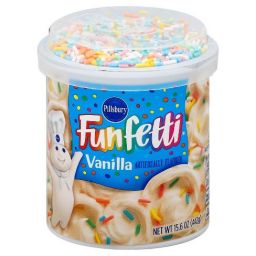 Pillsbury Frosting Funfetti White Vanilla 15.6oz (442g)