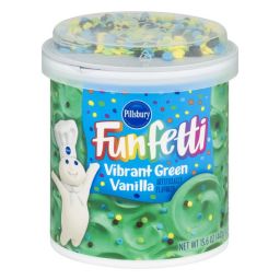 Pillsbury Frosting Funfetti Vibrant Green Vanilla 15.6oz (442g)