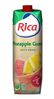 Rica Pineapple Guava Nectar 33.8oz (1Liter)