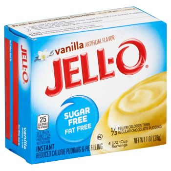 Jello Pudding Sugar Free Vanilla 1oz (28g)