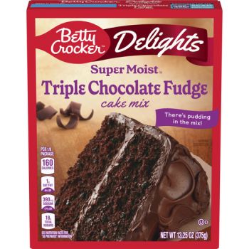 Betty Crocker Delights Super Moist Fudge Cake Mix 13.25oz 375g