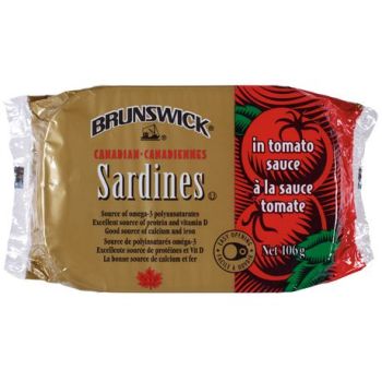 Brunswick Sardines in Tomato Sauce 3.7oz (106g)