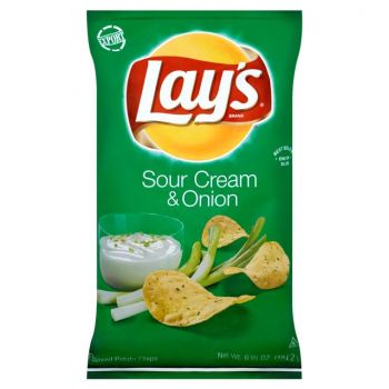 Lay's Potato Chips Sour Onion (184.2g)