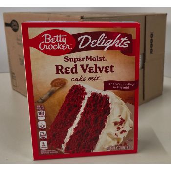 Betty Crocker Super Moist Red Velvet Cake Mix 12 X 13.25oz (375g)