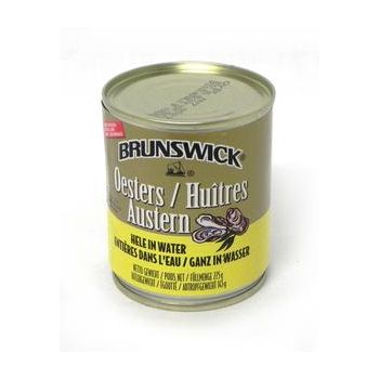 Brunswick Boiled Oysters Natural 7.9oz (225g)