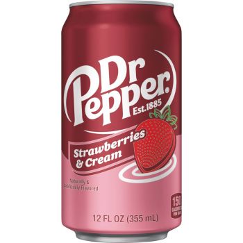 Dr Pepper Strawberries 12oz 355ml 