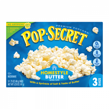 Pop Secret Homestyle Popcorn 3pk (147g)