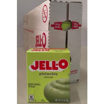 Jello Instant Pudding Pistachio 24 X 3.4oz (96g)