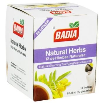Badia Natural Herbs Tea 0.045oz (1.3g) - 10stuks