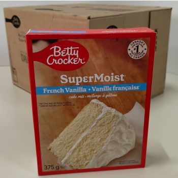 Betty Crocker Super Moist French Vanilla Cake Mix 12 X 15.25oz (375g)