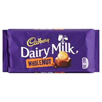 Cadbury Dairy Milk Wholenut 180gr