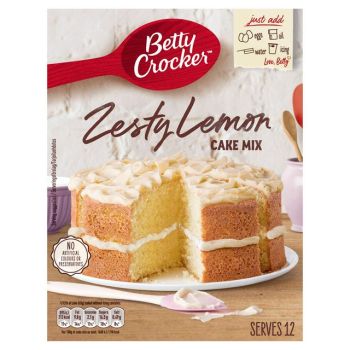 Betty Crocker Zesty Lemon Cake Mix 15oz (425g) DATUM