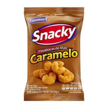 Snacky Pasabocas de Maiz Caramelo 1.76oz (50g)