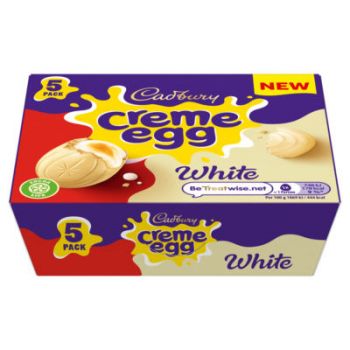 Cadbury White Creme Eggs 40G 8 Stuks