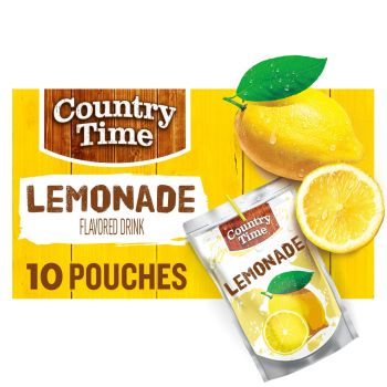 Country Time Lemonade 10 x 177ML Pouches