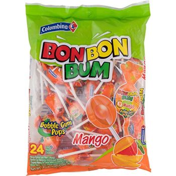 Bon Bon Bum Lollipops Mango 24stuks