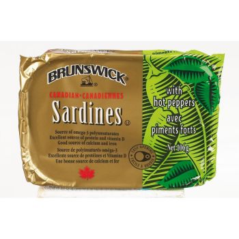 Brunswick Sardines with hot peppers 3.7oz (106g)
