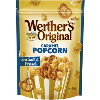 Werther's Sea Salt & Pretzel Caramel Popcorn 150g