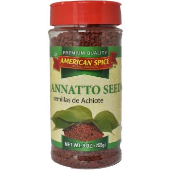 American Spice Annatto Seed Semillas de Achiote 9oz (255g)