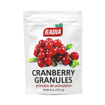 Badia Cranberry Granules 6oz (170.1g) DATUM